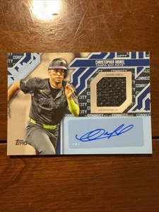 2025 Topps Series 2 Christopher Morel City Connect Relic And Auto Rays #CCA2-CM - Picture 1 of 6