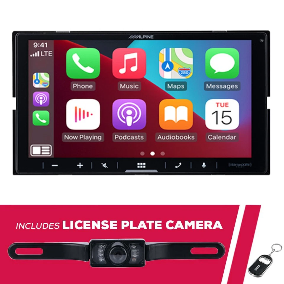 Receptor multimedia digital Alpine ILX-W670-S 7" 2 DIN con cámara de matrícula Foto 1 de 4
