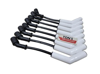 Ton's Ceramic LS Spark Plug Wire Set 45* Corvette Camaro GMC Sierra Silverado WT - Image 1 of 4