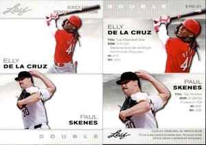 2024 Leaf EXCLUSIVE ROOKIE DOUBLE ELLY DE LA CRUZ / PAUL SKENES #ERE-01 - Picture 1 of 1