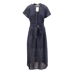 M&S AUTOGRAPH Pure Cotton Broderie Midaxi Shirt Dress RRP £95.00 - Picture 1 of 7
