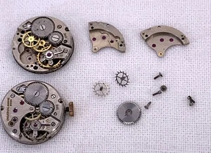 LOT Lote Universal Geneve 245 For Parts Piezas Repuesto Recambio Watch Vintage - Imagen 1 de 2