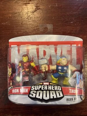 Marvel - Super Hero Squad - Iron Man y Thor Pack de 2  Foto 1 de 2