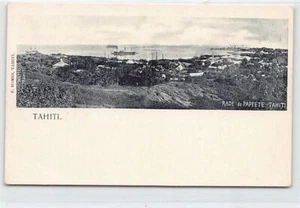 Polynésie - TAHITI - Rade de Papeete - CARTE PRÉCURSEUR - Ed. F. Homes - Imagen 1 de 2
