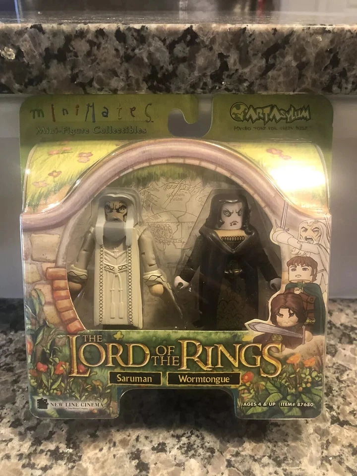 mini mates lord of the rings Saruman And Wormtounge Figures - Изображение 1 из 1