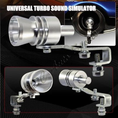 L-Size Fake Turbo Sound Exhaust Blow off Valve Simulator Whistler Universal - Image 1 of 4