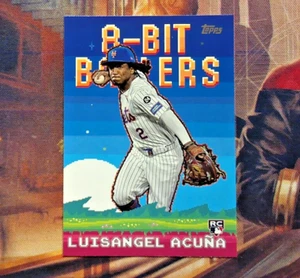 2025 Topps Serie 1 - 8-Bit Ballers #8B-23 Luisangel Acuña (RC) - Imagen 1 de 2