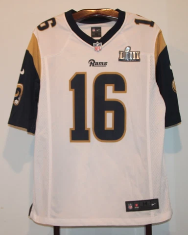 NIKE JARED GOFF LOS ANGELES RAMS 2019 SUPER BOWL LIII JERSEY MEDIUM Cover