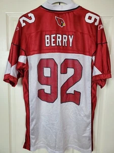 Reebok On Field NFL Jersey #92 Bertrand Berry Arizona Cardinals - Men's Medium - Picture 1 of 11