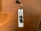 Book Mark for Dog Lovers---"I'll Keep Your Place" with glass bone on the marker