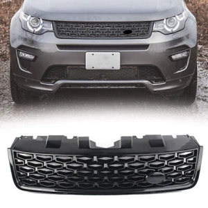 Upper Black Front Grille Grill Fit Land Rover Discovery Sport 2015-2018 17 16 - Picture 1 of 12
