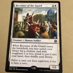 RECRUITER OF THE GUARD-CONSPIRACY : TAKE THE CROWN-MTG- MAGIC THE GATHERING - Picture 1 of 2