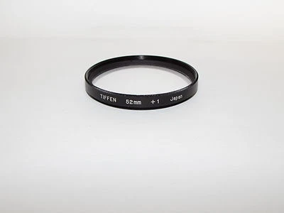 Used Tiffen +1 Close-Up 52mm Lens Filter for macro  Made in Japan O31803 - Image 1 of 2