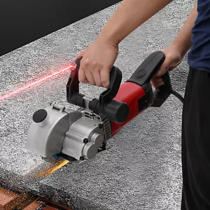 220v Electric Wall Slotting Machine W/ 5 Saw Blades Max Cutting Depth 1.42 in - Picture 1 of 22