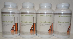 Nu Skin Nuskin Pharmanex Marine Omega MarineOmega 120 Softgels (4 Bottles) - Picture 1 of 2