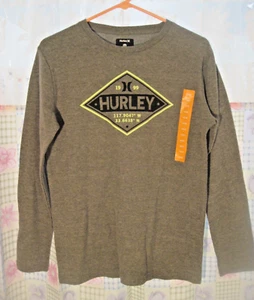 ~Youth Hurley Long Sleeve Thermal Graphic Shirt Top~18/20~ - Picture 1 of 5
