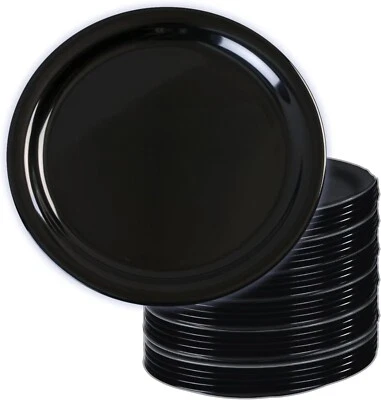 Carlisle FoodService Products Kingline Reusable Plastic Plate Dessert Plate SH - Image 1 of 4