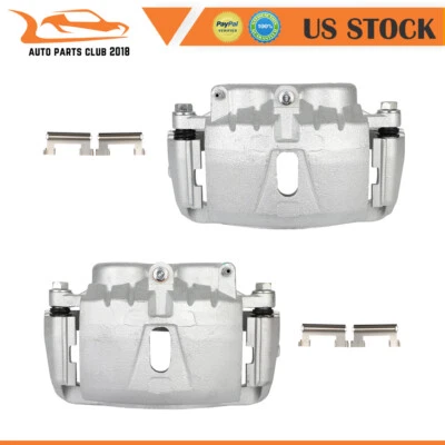 For 2006-2020 CHEVROLET EXPRESS 3500 GVW Front Pair Brake Calipers w/ Bracket - Image 1 of 4