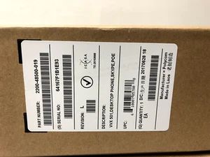Polycom 2200-48500-019 VVX 501 VOIP for Skype NEW - Picture 1 of 7