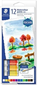 Tubos de pintura de acuarela Staedtler 8880 C12 quilates - multicolor - paquete de 12 - Imagen 1 de 2