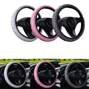 Modischer rutschfester weicher Leder Auto Lenkrad Bezug f??r trendigen Look - Bild 1 von 26