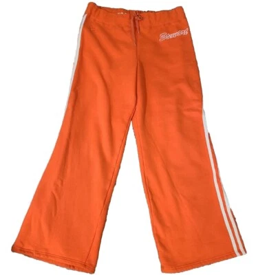 Pantalones deportivos Tony Stewart Home Depot naranja acampanados con rayas talla grande Foto 1 de 4