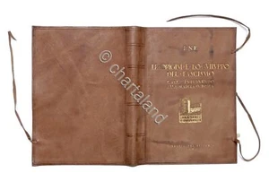 Legatura in pelle del volume Le origini e lo sviluppo del fascismo - 1930 ca. - Picture 1 of 1