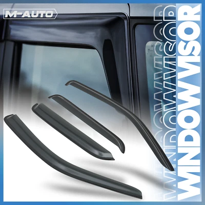 Visera de ventana con cinta adhesiva Somke ventilación viento lluvia deflector para 01-12 Ford Escape Foto 1 de 4