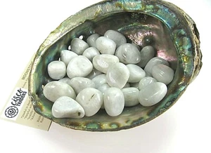 Three Rainbow Moonstone Tumbled Stones 20-25mm Reiki Healing Crystals Dreamwork - Picture 1 of 4