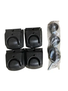 Ridgid Full Set Shop Vac Vacuum Caster Wheel Foot HD06001 HD09001 HD0600 HD0900 - Picture 1 of 6