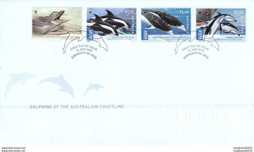 AUSTRALIA - FDC WWF 2009 - DELFÍN / 4206 Foto 1 de 1
