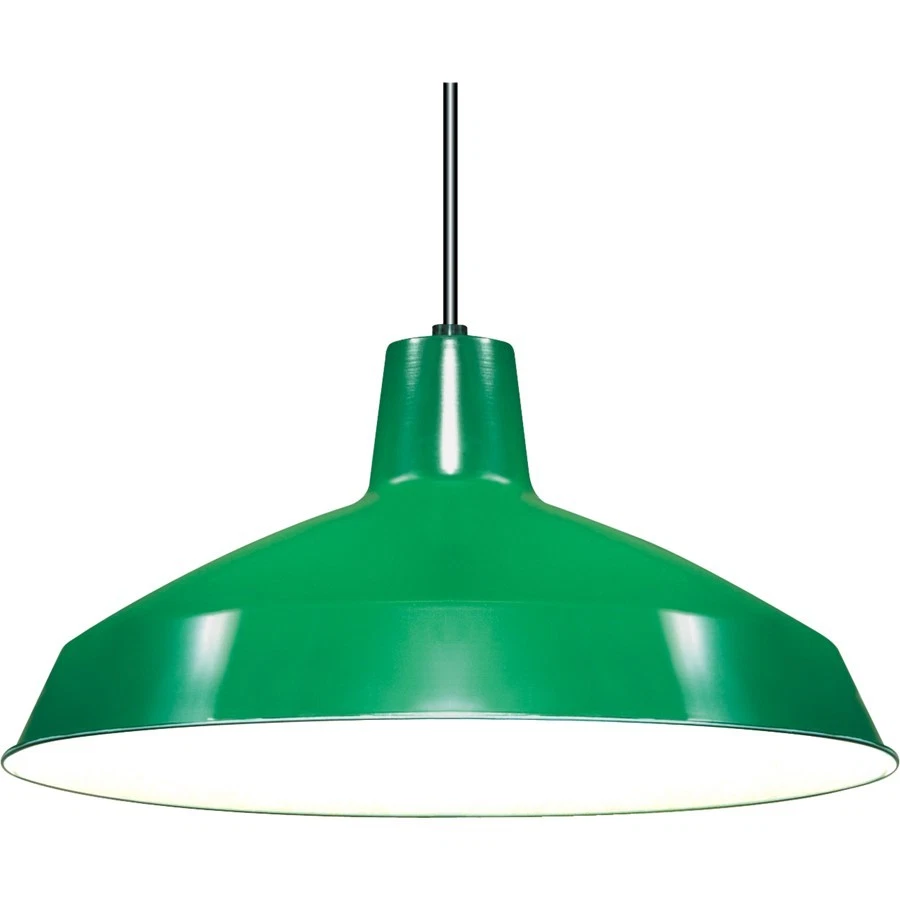 Colgante Nuvo Lighting 1 luz 16" - Pantalla de almacén, verde - SF76-660 Foto 1 de 1