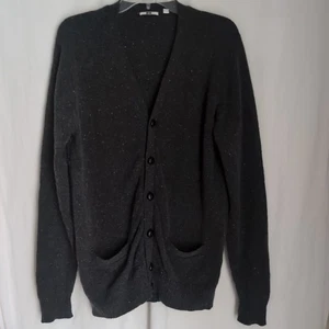 Herren Strickjacke Wollmischung Knopf Pullover Gr. M Uniqlo  - Bild 1 von 16