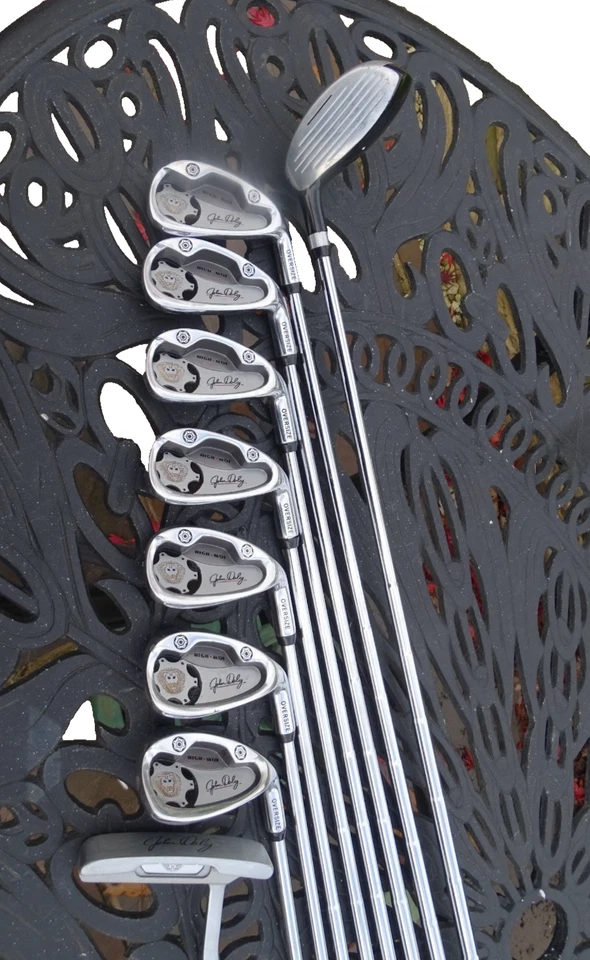 JOHN DALY COMBO SET ,4 HYBRID , 5-SW + PUTTER ALL STEEL REG FLEX - Image 1 of 4