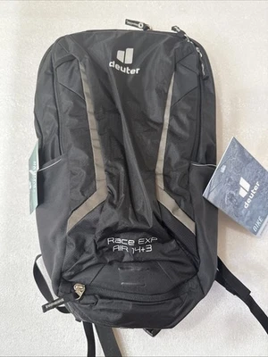 Deuter Race Exp Air 14+ 3 Bike Backpack Black NEW - Image 1 of 4