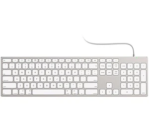 All-Aluminum Wired Keyboard for Apple Mac OS,Plug-n-Play Cable Connection in ... - Picture 1 of 8