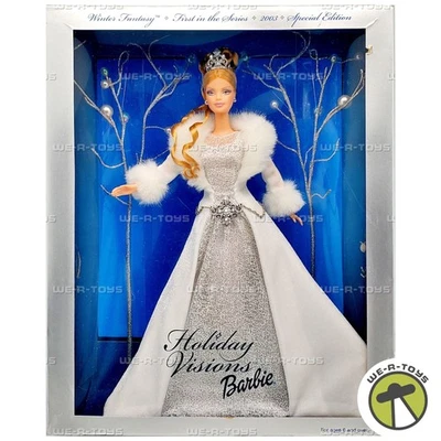 Barbie Holiday Visions Invierno Fantasía Edición Especial Muñeca 2003 Mattel B2519 Foto 1 de 4