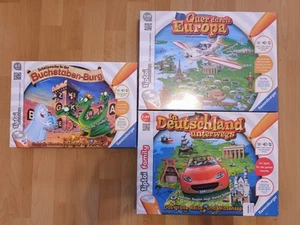 Tiptoi - 3 Spiele Set Buchstabenburg - Quer durch Europa - In Deutschland - Bild 1 von 1