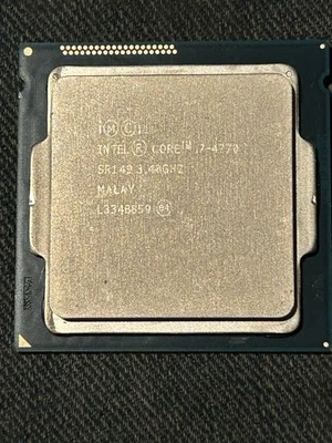 INTEL CORE i7-4770 3.4 GHz 4th GEN QUAD DESKTOP PROCESSOR CPU SR149 - Image 1 of 2