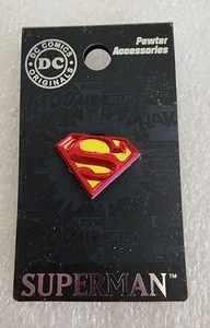 💥 LOGO DE SUPERMAN ⚡️ (DC COMICS) ENCANTO DE PIN/COLLAR COLECCIONABLE ~ ENVÍO GRATUITO - Imagen 1 de 6