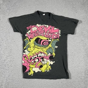 The Devil Wears Prada Gr. S Grau Monster Szene Metalcore Band Musik T-Shirt Y2K - Bild 1 von 8