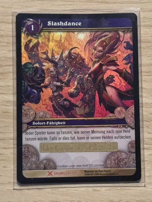 WoW TCG Loot-Karte - Slashdance, deutsch, unscratched! - Bild 1 von 1