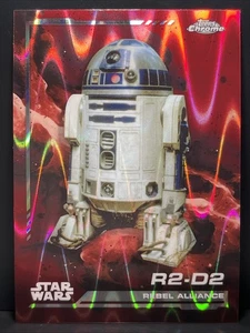 2024 Topps Chrome Star Wars Red Ray Wave Refractor R2-D2 #108 - Picture 1 of 2