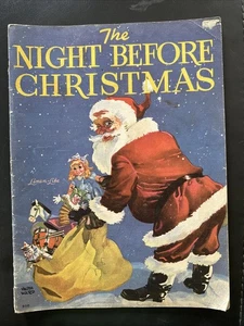 1935 Whitman The Night Before Christmas Vintage Original Keith Ward - Picture 1 of 18