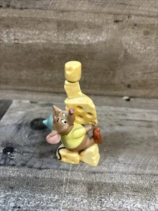Vintage Walt Disney Cinderella seltene Gus Maus trägt Käse Figur wie besehen - Bild 1 von 2
