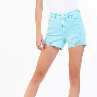 Pantalones Cortos Denim Dear John Talla 26 Gigi Paradise Azul Cintura Alta Corte Nuevo con Etiquetas Foto 1 de 4