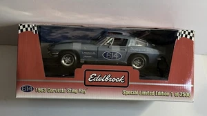 ERTL Edelbrock LE 1963 Chevrolet Corvette Sting Ray Diecast Car 1/18 Scale - Picture 1 of 7