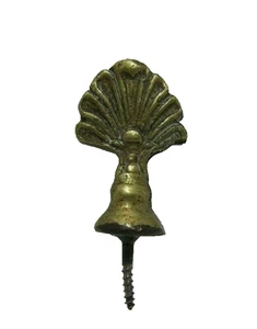 Antik Messing Lüfter Klappschale Endstück Gewinde Schraubfuß Deko Kunst Hardware - Bild 1 von 8