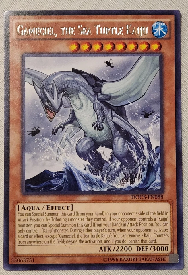 Yu-Gi-Oh [x1] Gameciel, la tortuga marina Kaiju [x1] DOCS-EN088 M/NM Foto 1 de 1