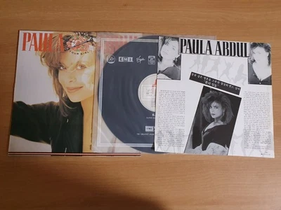 PAULA ABDUL - Forever Your Girl 1989 Korea Vinyl LP Insert - Image 1 of 4